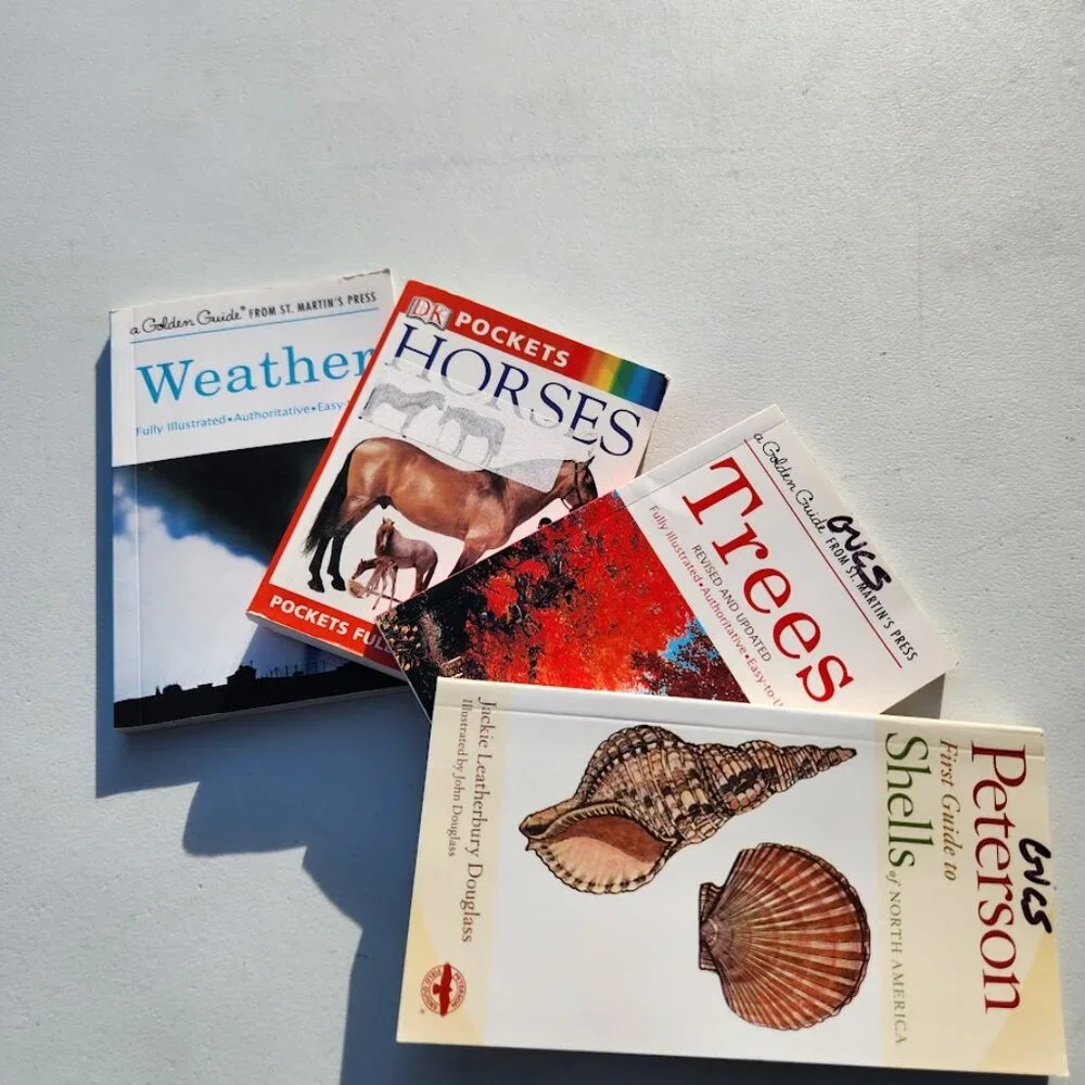 Peterson Field Guides Book Bundle Guide Books Reference Nature Trees Weather Hor